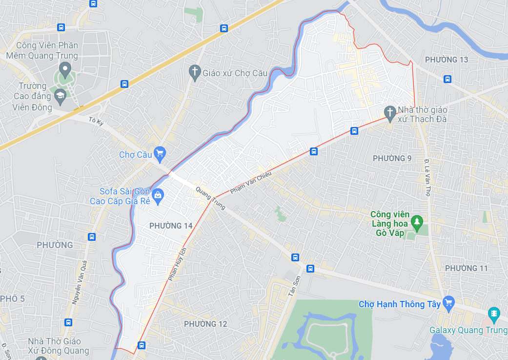 Đường sẽ mở theo quy hoạch ở phường 14, quận Gò Vấp, TP HCM (phần 1) - Ảnh 1. Đường sẽ mở theo quy hoạch ở phường 14, quận Gò Vấp, TP HCM (phần 1) - Ảnh 1.