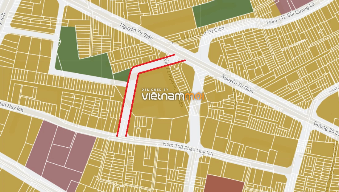 Đường sẽ mở theo quy hoạch ở phường 12, quận Gò Vấp, TP HCM (phần 4) - Ảnh 4. Đường sẽ mở theo quy hoạch ở phường 12, quận Gò Vấp, TP HCM (phần 4) - Ảnh 4.