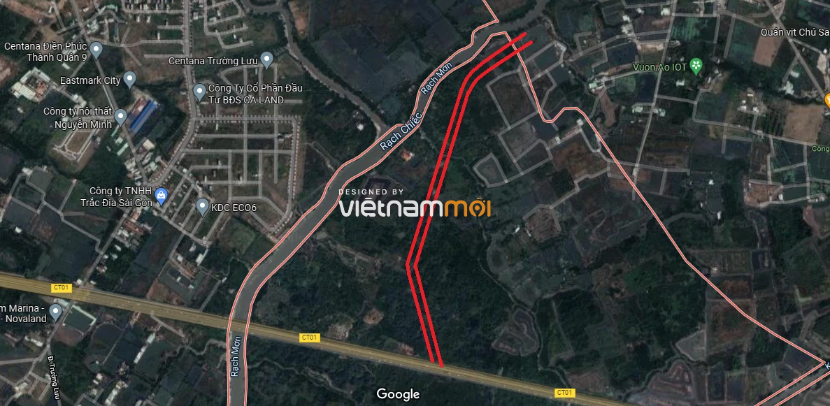 Đường sẽ mở theo quy hoạch ở phường Long Trường, quận 9, Thủ Đức, TP HCM (phần 2) - Ảnh 7. Đường sẽ mở theo quy hoạch ở phường Long Trường, quận 9, Thủ Đức, TP HCM (phần 2) - Ảnh 7.