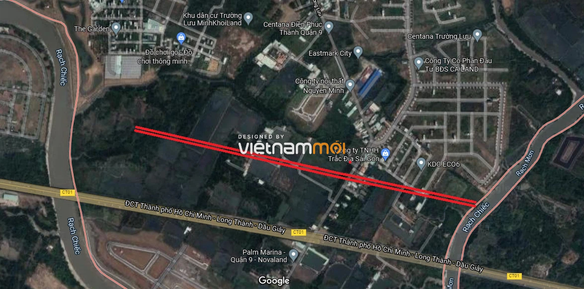 Đường sẽ mở theo quy hoạch ở phường Long Trường, quận 9, Thủ Đức, TP HCM (phần 3) - Ảnh 8.