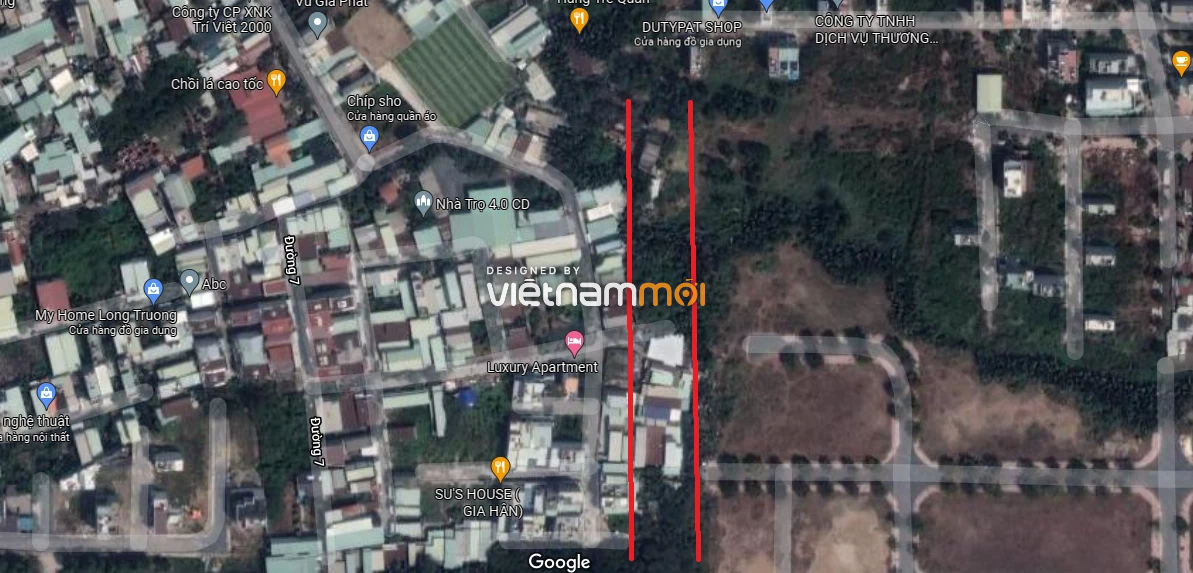 Đường sẽ mở theo quy hoạch ở phường Long Trường, quận 9, Thủ Đức, TP HCM (phần 4) - Ảnh 5. Đường sẽ mở theo quy hoạch ở phường Long Trường, quận 9, Thủ Đức, TP HCM (phần 4) - Ảnh 5.