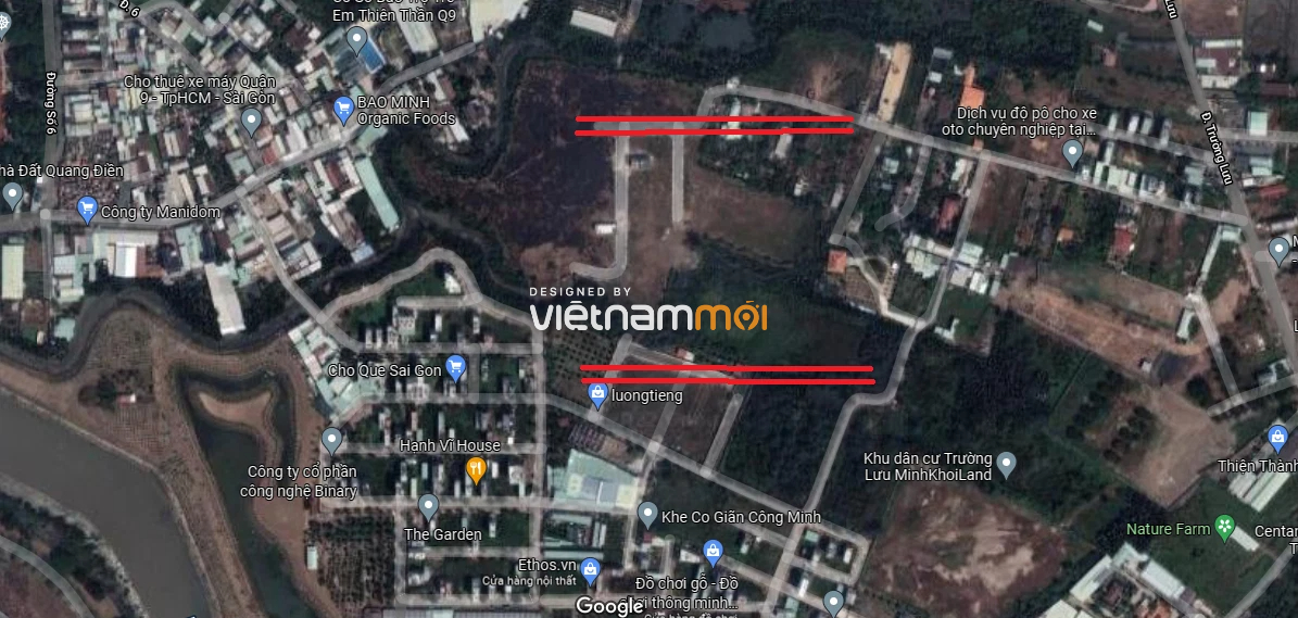 Đường sẽ mở theo quy hoạch ở phường Long Trường, quận 9, Thủ Đức, TP HCM (phần 4) - Ảnh 7. Đường sẽ mở theo quy hoạch ở phường Long Trường, quận 9, Thủ Đức, TP HCM (phần 4) - Ảnh 7.