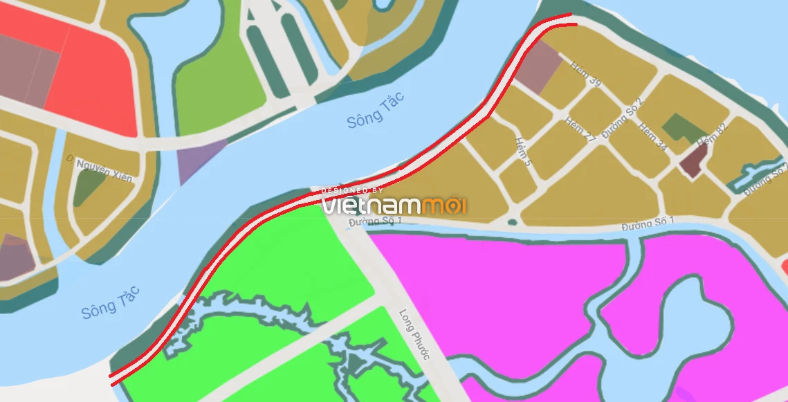 Đường sẽ mở theo quy hoạch ở phường Long Phước, quận 9, Thủ Đức, TP HCM (phần 1) - Ảnh 4. Đường sẽ mở theo quy hoạch ở phường Long Phước, quận 9, Thủ Đức, TP HCM (phần 1) - Ảnh 4.