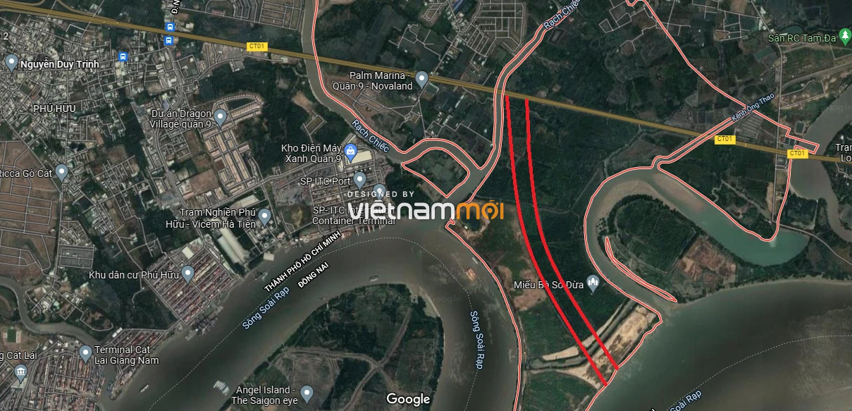 Đường sẽ mở theo quy hoạch ở phường Long Trường, quận 9, Thủ Đức, TP HCM (phần 1) - Ảnh 5.