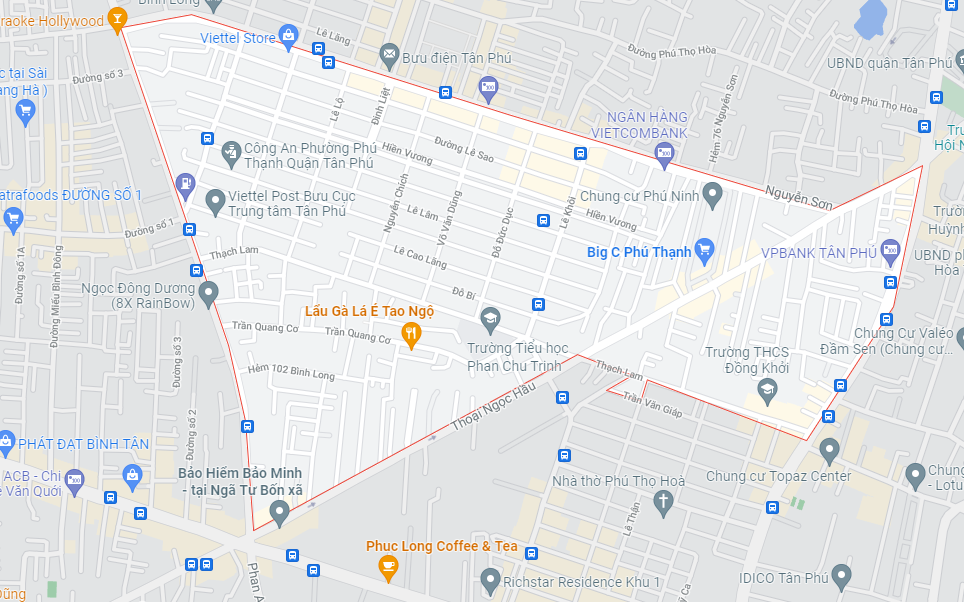 Đường sẽ mở theo quy hoạch ở phường Phú Thạnh, quận Tân Phú, TP HCM (phần 2) - Ảnh 1.