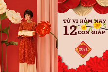 Tử vi hàng ngày hôm nay 20/1 của 12 con giáp: Thìn tình duyên ảm đạm, Hợi lánh xa chốn đông người