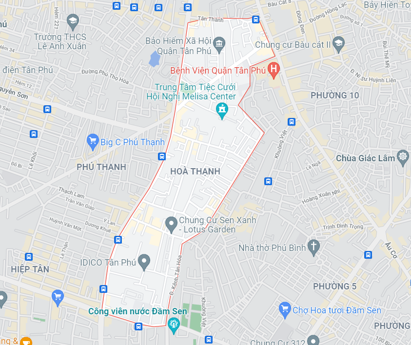 Đường sẽ mở theo quy hoạch ở phường Hòa Thạnh, quận Tân Phú, TP HCM (phần 2) - Ảnh 1. Đường sẽ mở theo quy hoạch ở phường Hòa Thạnh, quận Tân Phú, TP HCM (phần 2) - Ảnh 1.