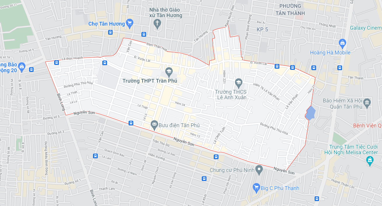 Đường sẽ mở theo quy hoạch ở phường Phú Thọ Hòa, quận Tân Phú, TP HCM (phần 1) - Ảnh 1. Đường sẽ mở theo quy hoạch ở phường Phú Thọ Hòa, quận Tân Phú, TP HCM (phần 1) - Ảnh 1.