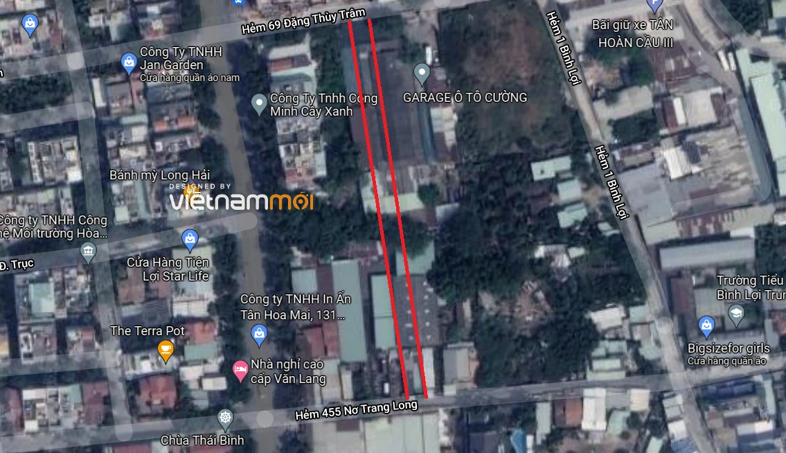 Đường sẽ mở theo quy hoạch ở phường 13, quận Bình Thạnh, TP HCM (phần 2) - Ảnh 7. Đường sẽ mở theo quy hoạch ở phường 13, quận Bình Thạnh, TP HCM (phần 2) - Ảnh 7.
