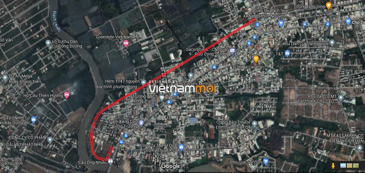 Đường sẽ mở theo quy hoạch ở phường Long Trường, quận 9, Thủ Đức, TP HCM (phần 10) - Ảnh 5. Đường sẽ mở theo quy hoạch ở phường Long Trường, quận 9, Thủ Đức, TP HCM (phần 10) - Ảnh 5.