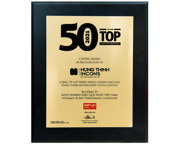 Hưng Thịnh Incons đứng top 5 công ty kinh doanh hiệu quả nhất Việt Nam 2021 - Ảnh 2. Hưng Thịnh Incons đứng top 5 công ty kinh doanh hiệu quả nhất Việt Nam 2021 - Ảnh 2.