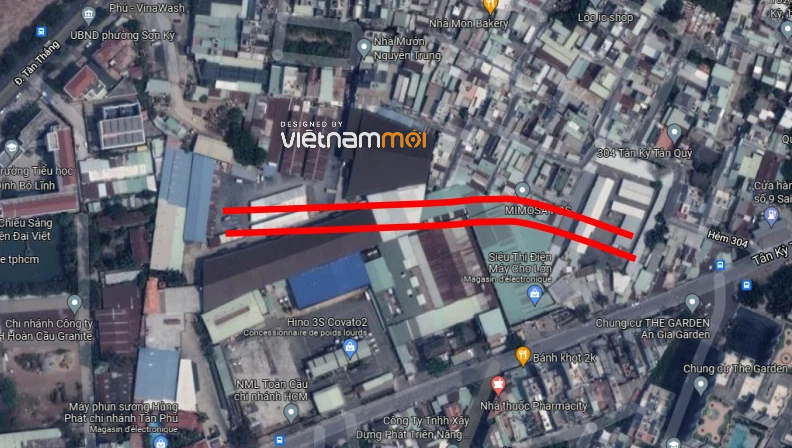 Đường sẽ mở theo quy hoạch ở phường Sơn Kỳ, quận Tân Phú, TP HCM (phần 4) - Ảnh 3. Đường sẽ mở theo quy hoạch ở phường Sơn Kỳ, quận Tân Phú, TP HCM (phần 4) - Ảnh 3.