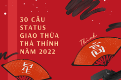 30 câu status giao thừa thả thính, status chúc giao thừa người yêu năm 2022