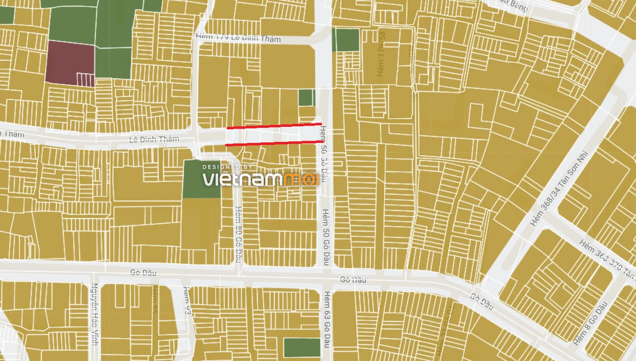 Đường sẽ mở theo quy hoạch ở phường Tân Quý, quận Tân Phú, TP HCM (phần 1) - Ảnh 4. Đường sẽ mở theo quy hoạch ở phường Tân Quý, quận Tân Phú, TP HCM (phần 1) - Ảnh 4.