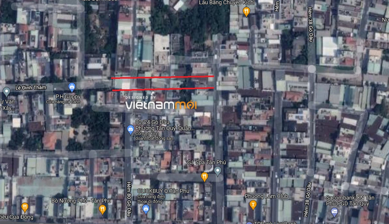 Đường sẽ mở theo quy hoạch ở phường Tân Quý, quận Tân Phú, TP HCM (phần 1) - Ảnh 5. Đường sẽ mở theo quy hoạch ở phường Tân Quý, quận Tân Phú, TP HCM (phần 1) - Ảnh 5.