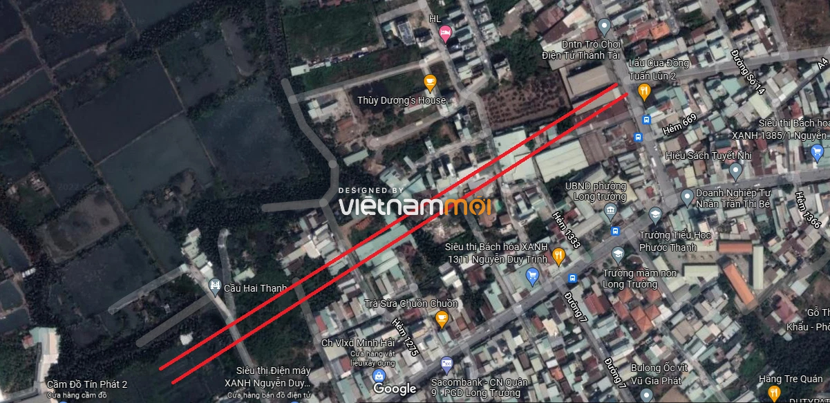 Đường sẽ mở theo quy hoạch ở phường Long Trường, quận 9, Thủ Đức, TP HCM (phần 10) - Ảnh 7. Đường sẽ mở theo quy hoạch ở phường Long Trường, quận 9, Thủ Đức, TP HCM (phần 10) - Ảnh 7.