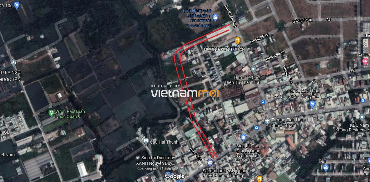 Đường sẽ mở theo quy hoạch ở phường Long Trường, quận 9, Thủ Đức, TP HCM (phần 11) - Ảnh 5. Đường sẽ mở theo quy hoạch ở phường Long Trường, quận 9, Thủ Đức, TP HCM (phần 11) - Ảnh 5.