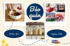 Tham khảo cách bảo quản các loại thực phẩm, thức ăn ngày Tết 2022