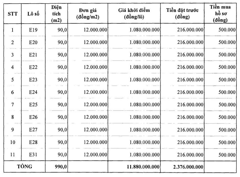Thanh Hóa sắp đấu giá 11 lô đất tại huyện Nga Sơn, khởi điểm hơn 1 tỷ đồng/lô - Ảnh 1. Thanh Hóa sắp đấu giá 11 lô đất tại huyện Nga Sơn, khởi điểm hơn 1 tỷ đồng/lô - Ảnh 1.