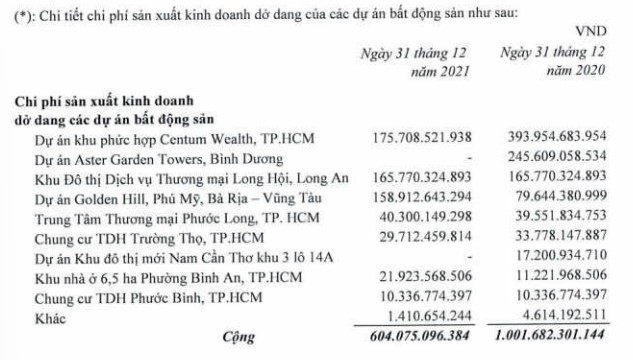 Tiếp tục bị phạt thuế, Thuduc House báo lỗ hơn 520 tỷ đồng năm 2021 - Ảnh 2. Tiếp tục bị phạt thuế, Thuduc House báo lỗ hơn 520 tỷ đồng năm 2021 - Ảnh 2.
