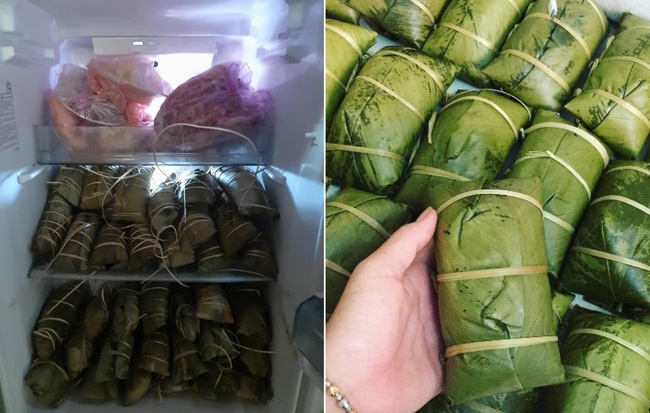 Cách bảo quản bánh chưng, bánh tét trong ngăn đá tủ lạnh dịp Tết 2022 - Ảnh 3. Cách bảo quản bánh chưng, bánh tét trong ngăn đá tủ lạnh dịp Tết 2022 - Ảnh 3.