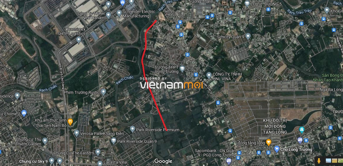 Đường sẽ mở theo quy hoạch ở phường Long Trường, quận 9, Thủ Đức, TP HCM (phần 14) - Ảnh 3. Đường sẽ mở theo quy hoạch ở phường Long Trường, quận 9, Thủ Đức, TP HCM (phần 14) - Ảnh 3.