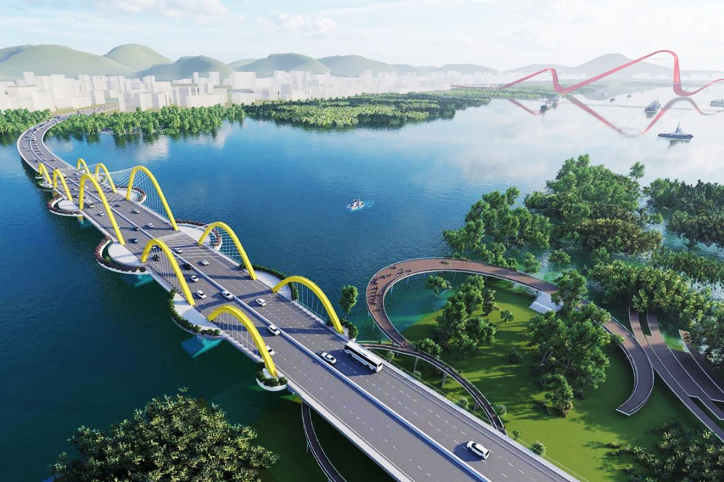 Cầu Tình Yêu hơn 2.100 tỷ đồng ở Quảng Ninh được đưa vào sử dụng - Ảnh 1. Cầu Tình Yêu hơn 2.100 tỷ đồng ở Quảng Ninh được đưa vào sử dụng - Ảnh 1.