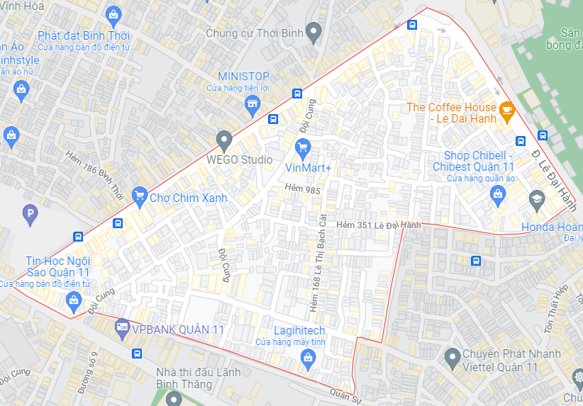 Đường sẽ mở theo quy hoạch ở phường 11, quận 11, TP HCM (phần 1) - Ảnh 1. Đường sẽ mở theo quy hoạch ở phường 11, quận 11, TP HCM (phần 1) - Ảnh 1.