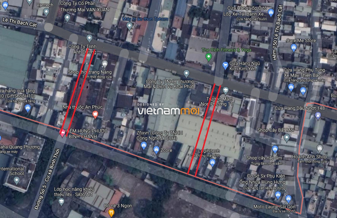 Đường sẽ mở theo quy hoạch ở phường 11, quận 11, TP HCM (phần 1) - Ảnh 7. Đường sẽ mở theo quy hoạch ở phường 11, quận 11, TP HCM (phần 1) - Ảnh 7.