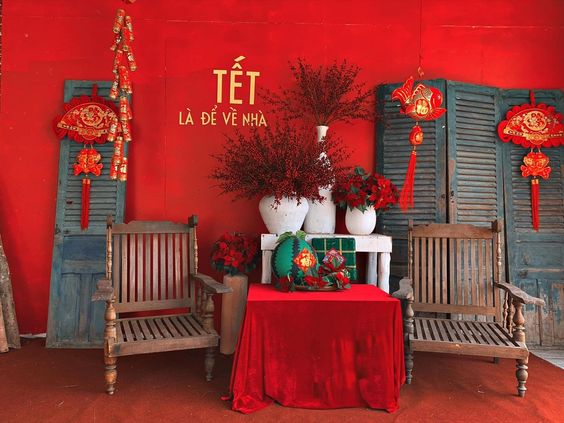 7 ý tưởng trang trí tiểu cảnh Tết đơn giản, đáng để tham khảo năm 2022 - Ảnh 6. 7 ý tưởng trang trí tiểu cảnh Tết đơn giản, đáng để tham khảo năm 2022 - Ảnh 6.