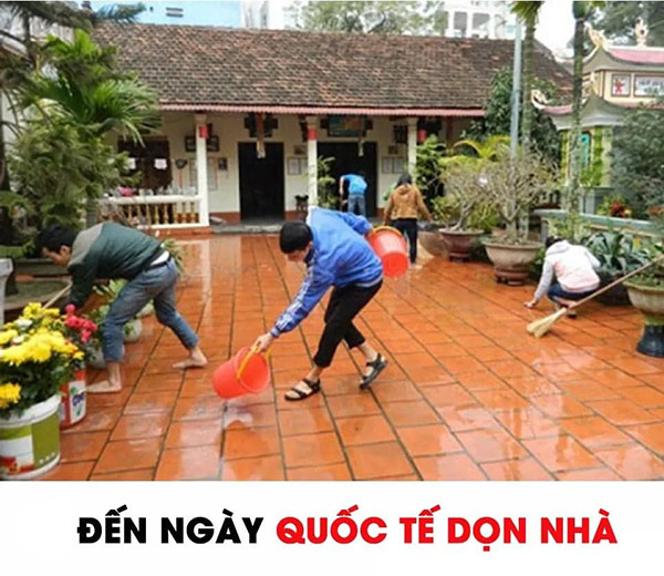 Top 10 hình ảnh dọn dẹp nhà cửa đón Tết vui nhộn và hài hước năm 2022 - Ảnh 4. Top 10 hình ảnh dọn dẹp nhà cửa đón Tết vui nhộn và hài hước năm 2022 - Ảnh 4.