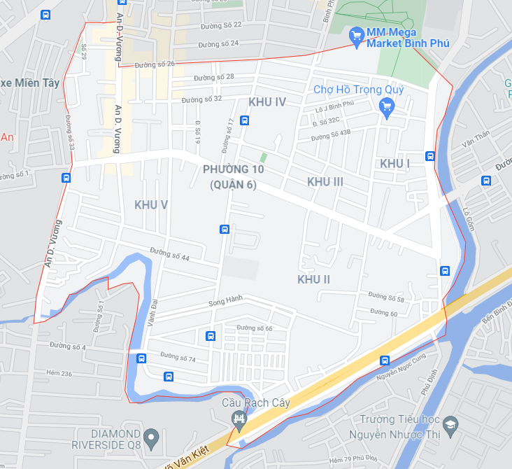 Đường sẽ mở theo quy hoạch ở phường 10, quận 6, TP HCM (phần 1) - Ảnh 1. Đường sẽ mở theo quy hoạch ở phường 10, quận 6, TP HCM (phần 1) - Ảnh 1.