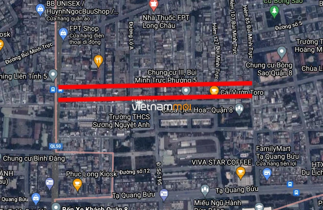 Đường sẽ mở theo quy hoạch ở phường 5, quận 8, TP HCM (phần 1) - Ảnh 5. Đường sẽ mở theo quy hoạch ở phường 5, quận 8, TP HCM (phần 1) - Ảnh 5.
