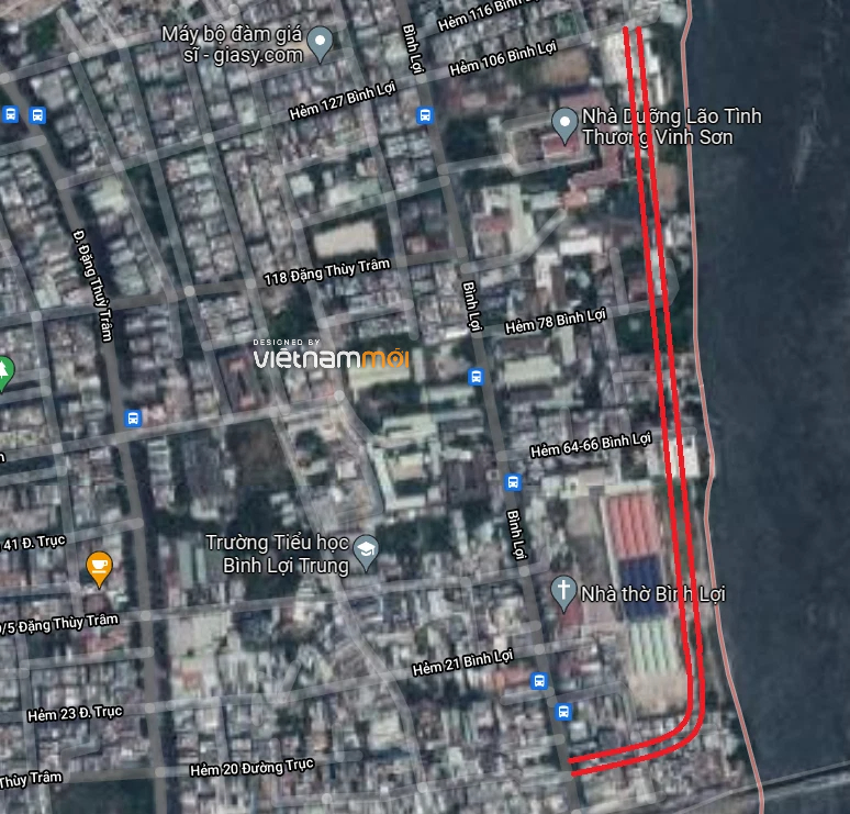 Đường sẽ mở theo quy hoạch ở phường 13, quận Bình Thạnh, TP HCM (phần 6) - Ảnh 3. Đường sẽ mở theo quy hoạch ở phường 13, quận Bình Thạnh, TP HCM (phần 6) - Ảnh 3.
