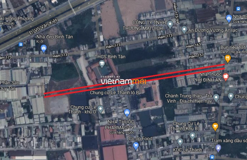 Đường sẽ mở theo quy hoạch ở phường An Lạc, quận Bình Tân, TP HCM (phần 7) - Ảnh 5. Đường sẽ mở theo quy hoạch ở phường An Lạc, quận Bình Tân, TP HCM (phần 7) - Ảnh 5.