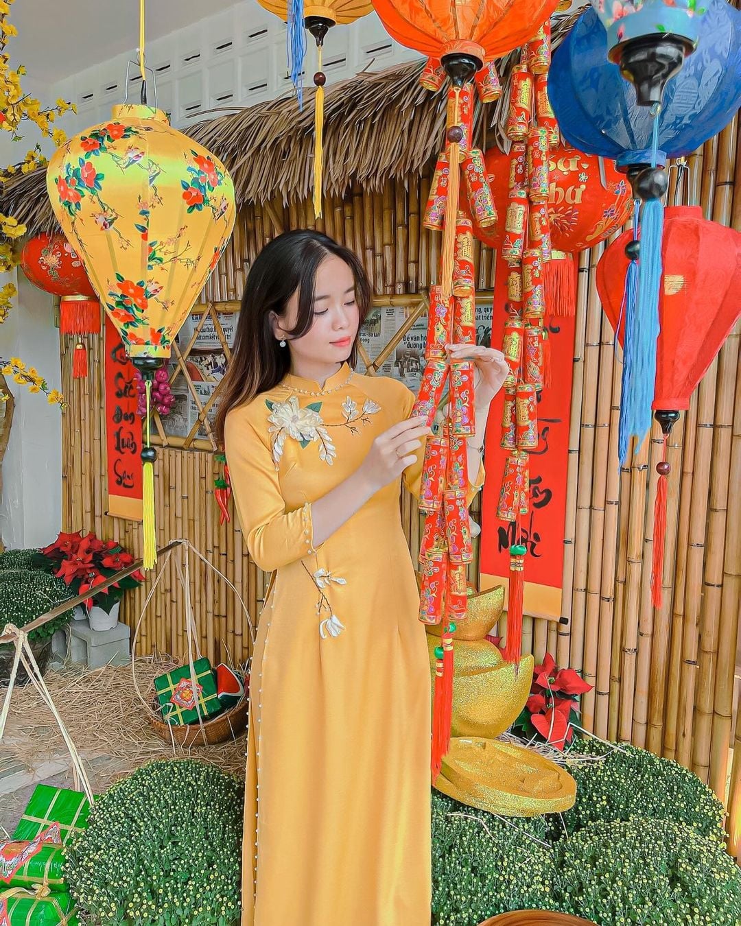 Mách bạn 5 ‘combo’ không thể thiếu để trang trí tiểu cảnh đậm chất Tết xưa năm 2022 - Ảnh 16. Mách bạn 5 ‘combo’ không thể thiếu để trang trí tiểu cảnh đậm chất Tết xưa năm 2022 - Ảnh 16.