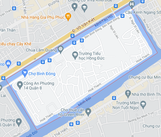 Đường sẽ mở theo quy hoạch ở phường 14, quận 8, TP HCM (phần 2) - Ảnh 1. Đường sẽ mở theo quy hoạch ở phường 14, quận 8, TP HCM (phần 2) - Ảnh 1.