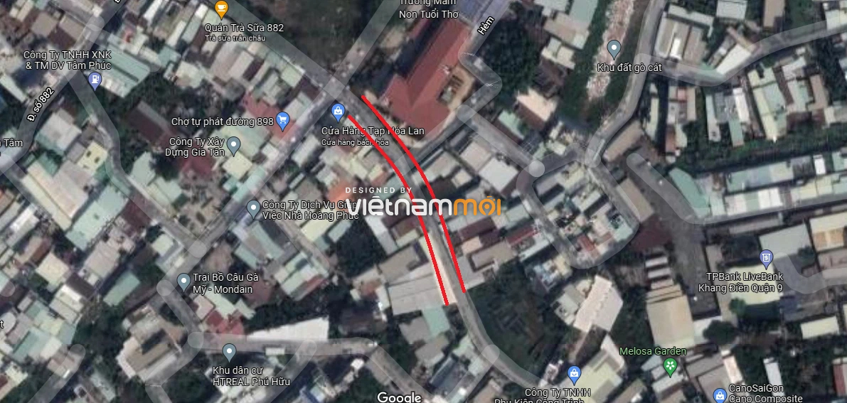 Đường sẽ mở theo quy hoạch ở phường Phú Hữu, quận 9, Thủ Đức, TP HCM (phần 17) - Ảnh 4. Đường sẽ mở theo quy hoạch ở phường Phú Hữu, quận 9, Thủ Đức, TP HCM (phần 17) - Ảnh 4.