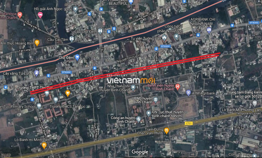 Đường sẽ mở theo quy hoạch ở thị trấn Tân Túc, huyện Bình Chánh, TP HCM (Phần 9) - Ảnh 3.
