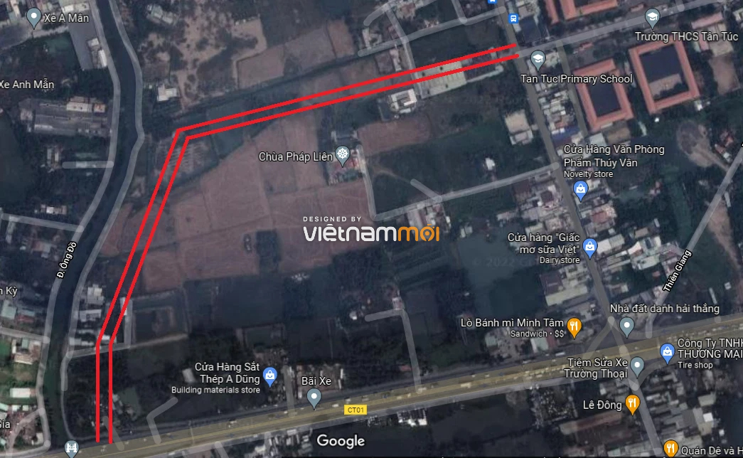 Đường sẽ mở theo quy hoạch ở thị trấn Tân Túc, huyện Bình Chánh, TP HCM (Phần 7) - Ảnh 3.