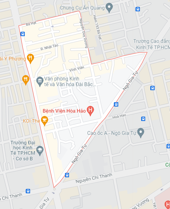 Đường sẽ mở theo quy hoạch ở phường 4, quận 10, TP HCM (phần 1) - Ảnh 1. Đường sẽ mở theo quy hoạch ở phường 4, quận 10, TP HCM (phần 1) - Ảnh 1.