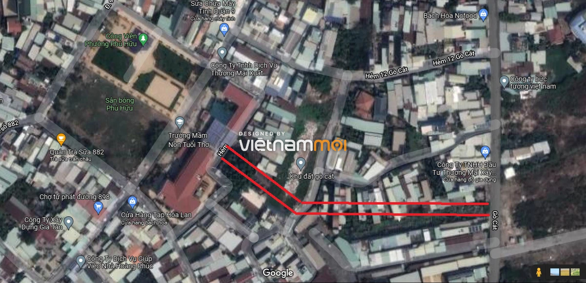 Đường sẽ mở theo quy hoạch ở phường Phú Hữu, quận 9, Thủ Đức, TP HCM (phần 18) - Ảnh 5. Đường sẽ mở theo quy hoạch ở phường Phú Hữu, quận 9, Thủ Đức, TP HCM (phần 18) - Ảnh 5.
