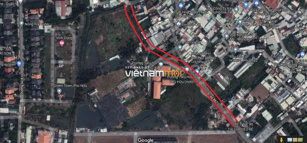 Đường sẽ mở theo quy hoạch ở phường Phú Hữu, quận 9, Thủ Đức, TP HCM (phần 19) - Ảnh 3. Đường sẽ mở theo quy hoạch ở phường Phú Hữu, quận 9, Thủ Đức, TP HCM (phần 19) - Ảnh 3.