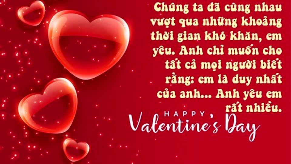 Tổng hợp những lời chúc Valentine cho chồng, vợ hay và ý nghĩa nhất - Ảnh 1. Tổng hợp những lời chúc Valentine cho chồng, vợ hay và ý nghĩa nhất - Ảnh 1.