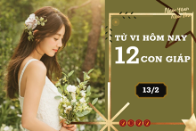Tử vi hàng ngày hôm nay 13/2 của 12 con giáp: Thìn vận rủi quấn thân, Mùi có chút hao tài