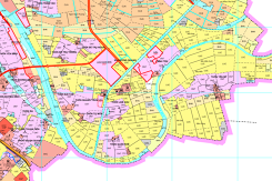 Bản đồ quy hoạch sử dụng đất xã Dương Quang, Gia Lâm, Hà Nội thời kỳ 2021 - 2030