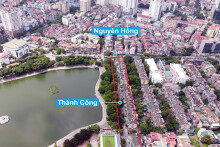 Những khu đất sắp thu hồi để mở đường ở phường Thành Công, Ba Đình, Hà Nội (phần 1)