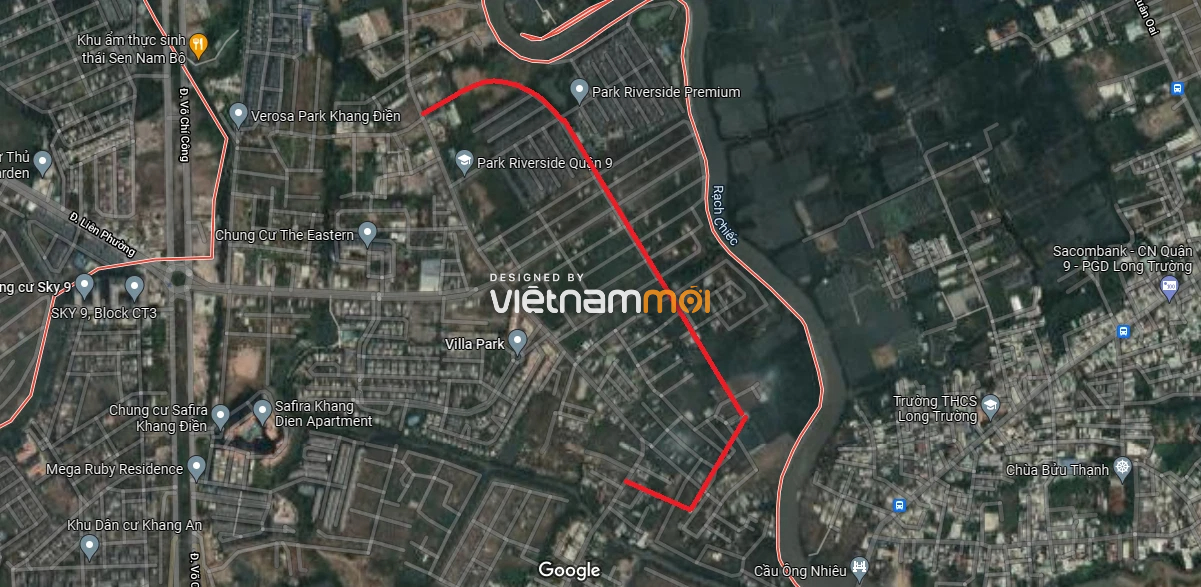 Đường sẽ mở theo quy hoạch ở phường Phú Hữu, quận 9, Thủ Đức, TP HCM (phần 22) - Ảnh 3. Đường sẽ mở theo quy hoạch ở phường Phú Hữu, quận 9, Thủ Đức, TP HCM (phần 22) - Ảnh 3.