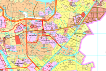 Bản đồ quy hoạch giao thông xã Kim Sơn, Gia Lâm, Hà Nội thời kỳ 2021 - 2030