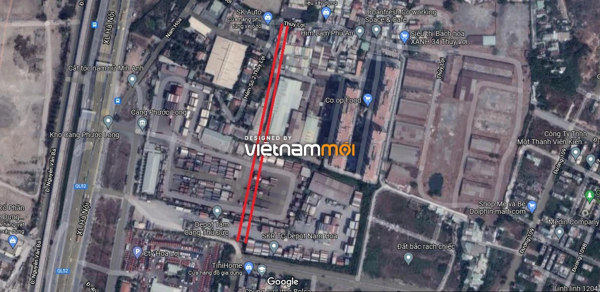 Đường sẽ mở theo quy hoạch ở phường Phước Long A, quận 9, Thủ Đức, TP HCM (phần 1) - Ảnh 3. Đường sẽ mở theo quy hoạch ở phường Phước Long A, quận 9, Thủ Đức, TP HCM (phần 1) - Ảnh 3.